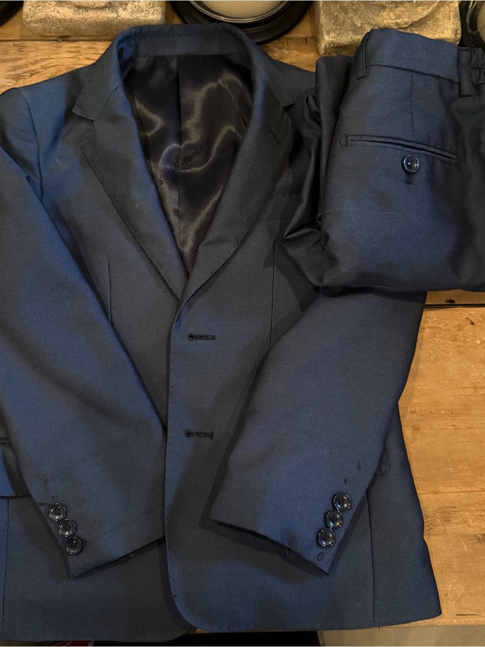 J. Crew Men's Navy Blue Two-Piece Suit